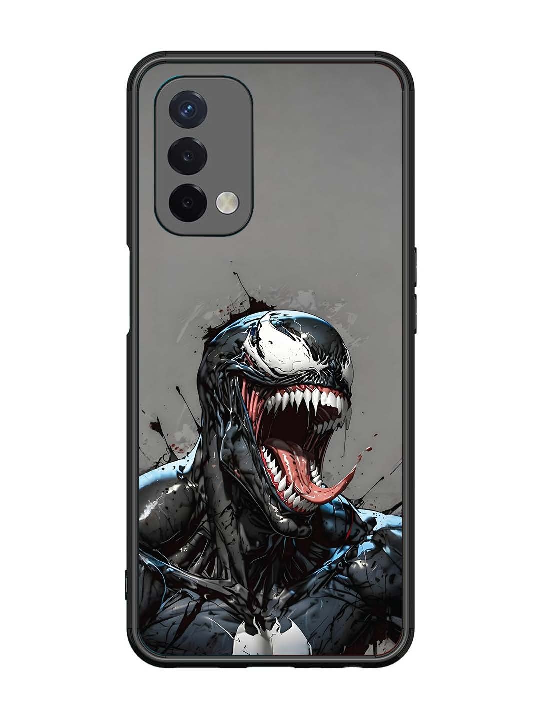 Oppo A74 5G Venom Symbiote Grin Art