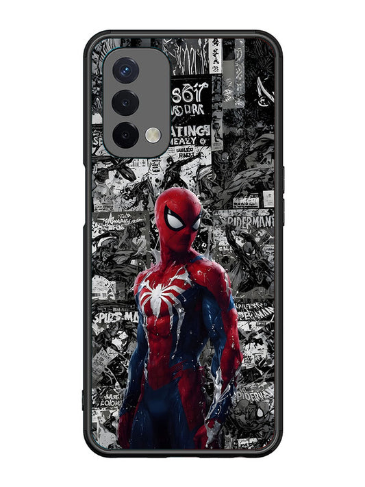 Oppo A74 5G Spiderman Highlighted on News Paper