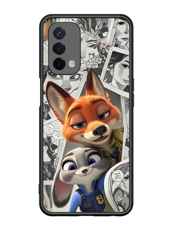 Oppo A74 5G Cute Nick wilde and judy hopps