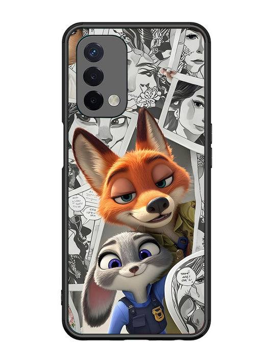 Oppo A74 5G Cute Nick wilde and judy hopps