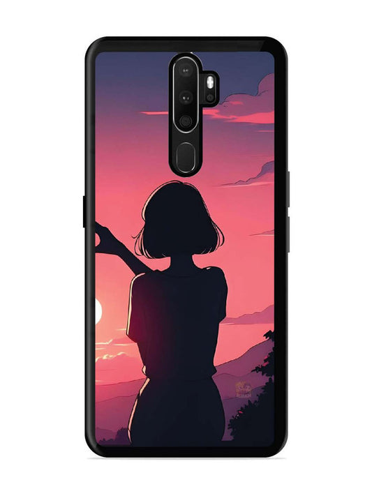 Oppo A9 2020 Love Heart with Hand Girl