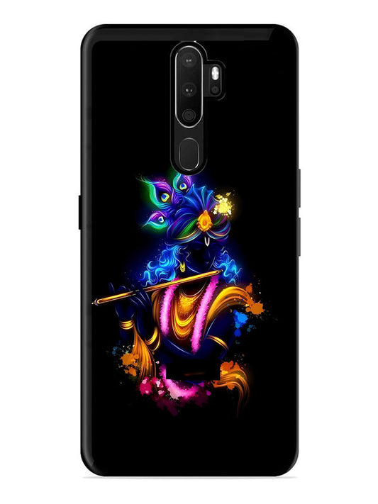 Oppo A9 2020 | 2D Metal | Krishna Playing Flute | OP-A9-460