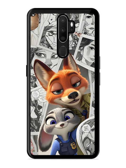 Oppo A9 2020 Cute Nick wilde and judy hopps