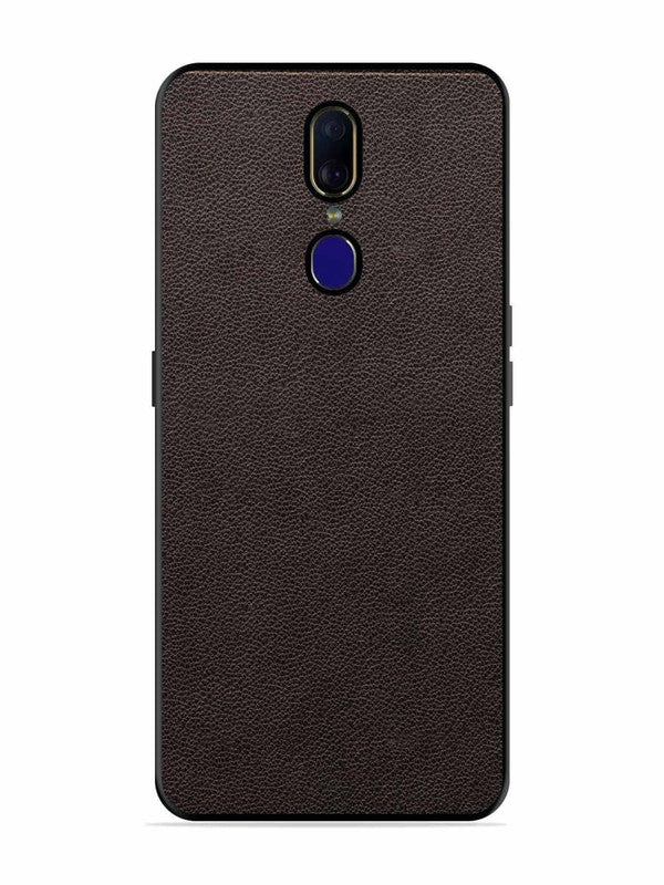 Oppo F11 Print of Brown Leather Pattern