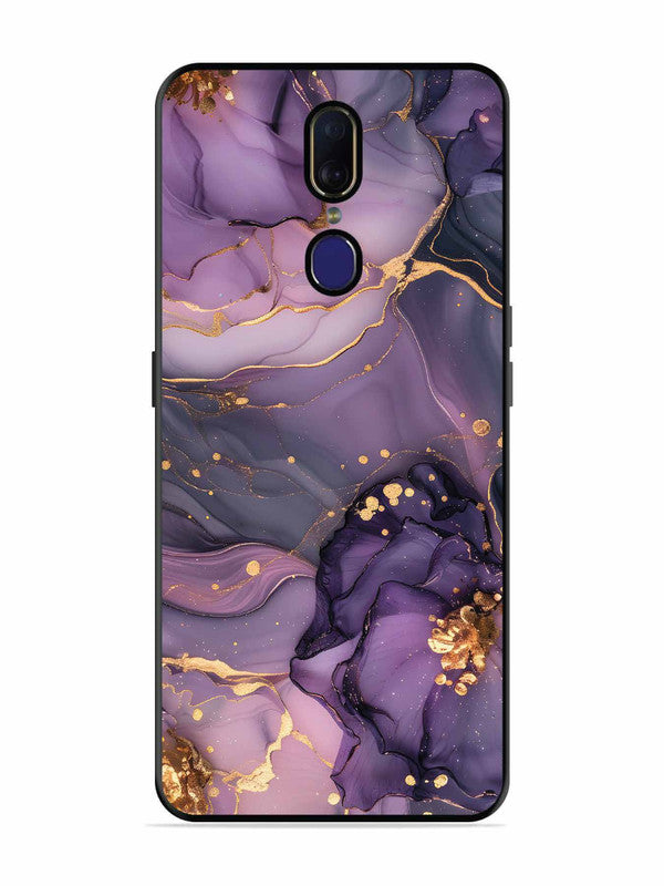 Oppo F11 Royal Orchid Theme Marble