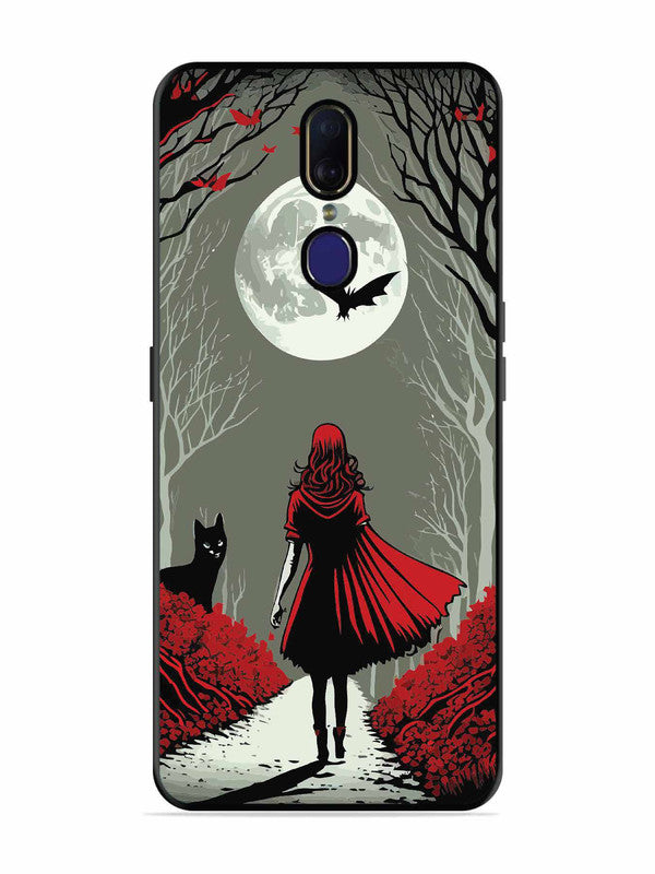 Oppo F11 Scarlet Girl in Red Forest