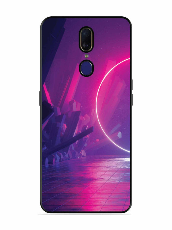 Oppo F11 abstract with Neon Light