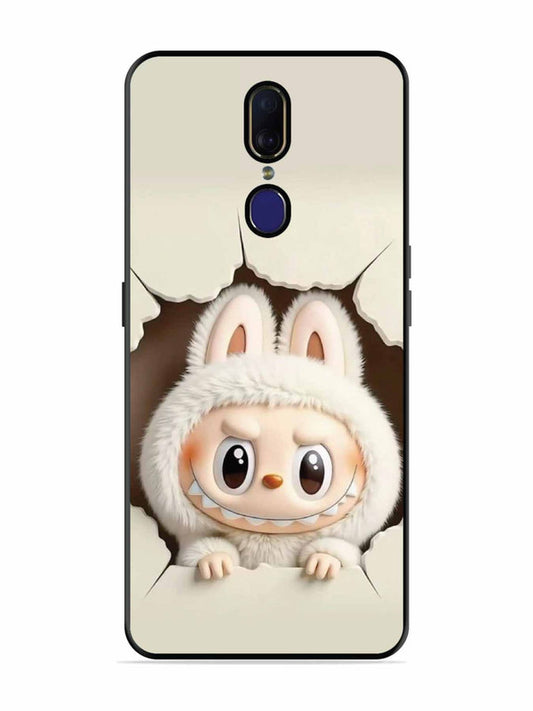Oppo F11 Labubu from Cracked Wall