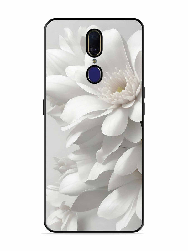 Oppo F11 Soft Focus Purity white Flower