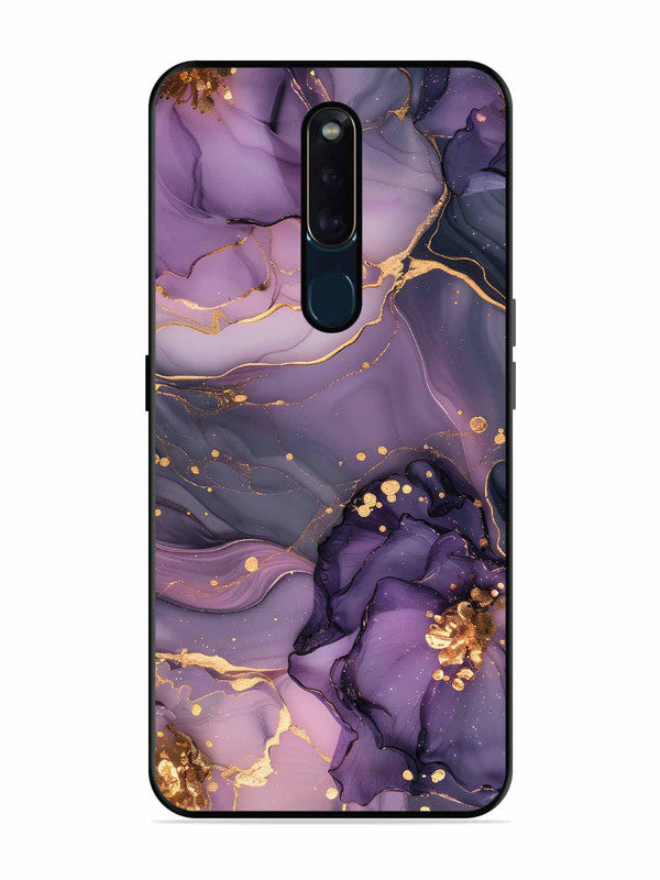 Oppo F11 Pro Royal Orchid Theme Marble