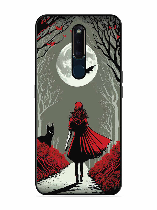 Oppo F11 Pro Scarlet Girl in Red Forest