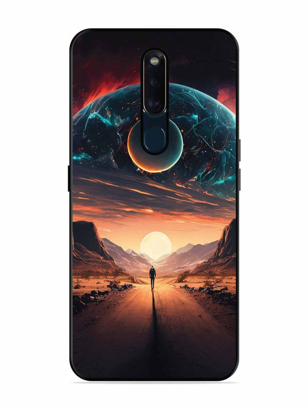 Oppo F11 Pro Sunset with space scene