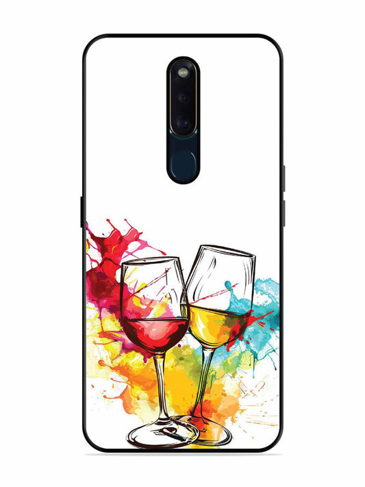 Oppo F11 Pro Colorful wine glasses