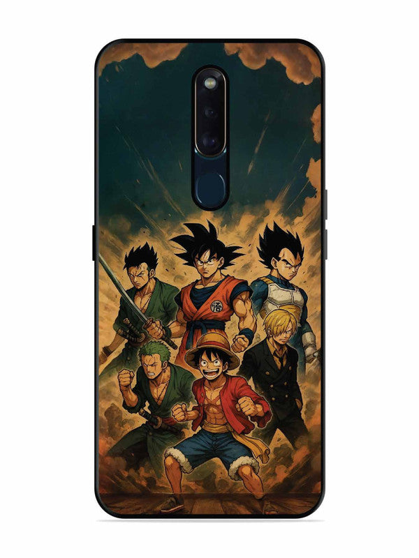 Oppo F11 Pro OnePiece n Dragon Ball Z in one team