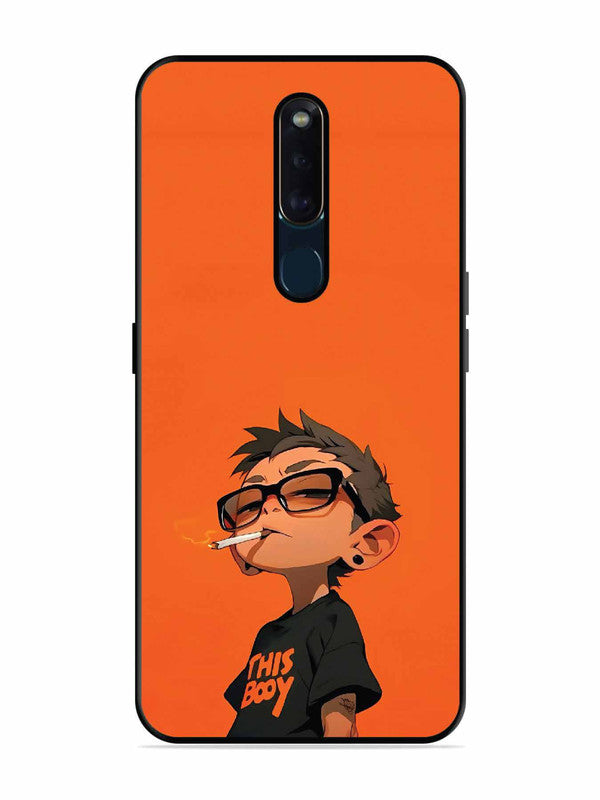 Oppo F11 Pro Vibrant Orange Attitude Cartoon