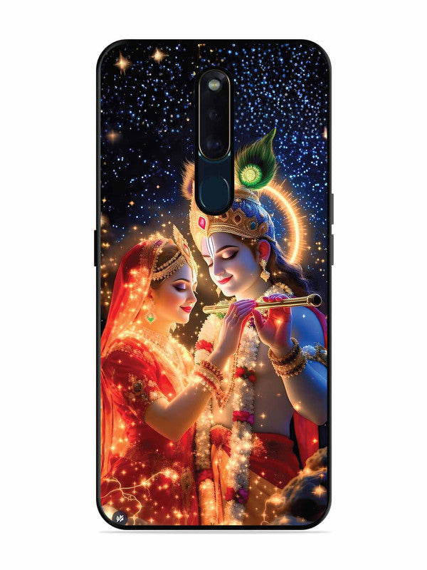 Oppo F11 Pro Radha Krishna posing with flute