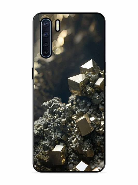 Oppo F15 Gold Crystals