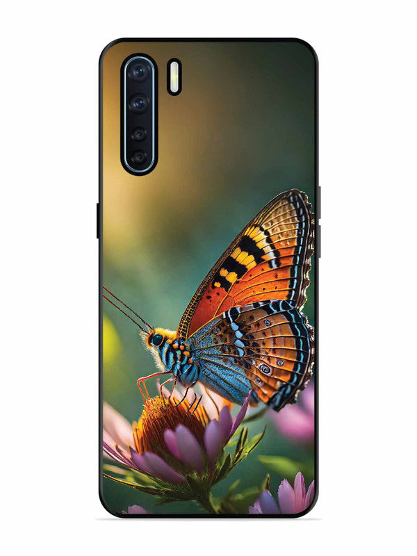 Oppo F15 Golden Hour Monarch Butterfly