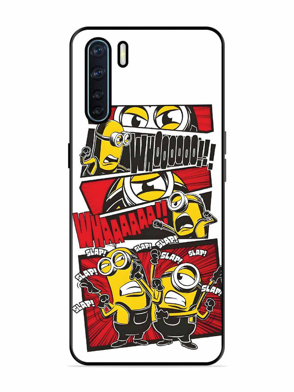 Oppo F15 Minions Comic Panel Action