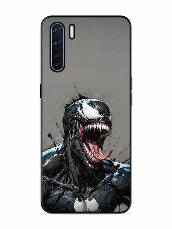 Oppo F15 Venom Symbiote Grin Art