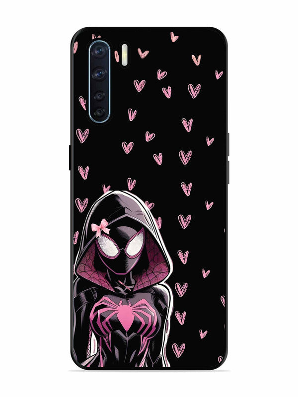 Oppo F15 Spidergirl with hearts