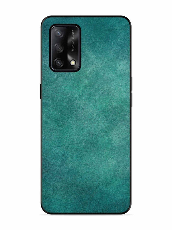 Oppo F19 Jungle green with Scratches Marble