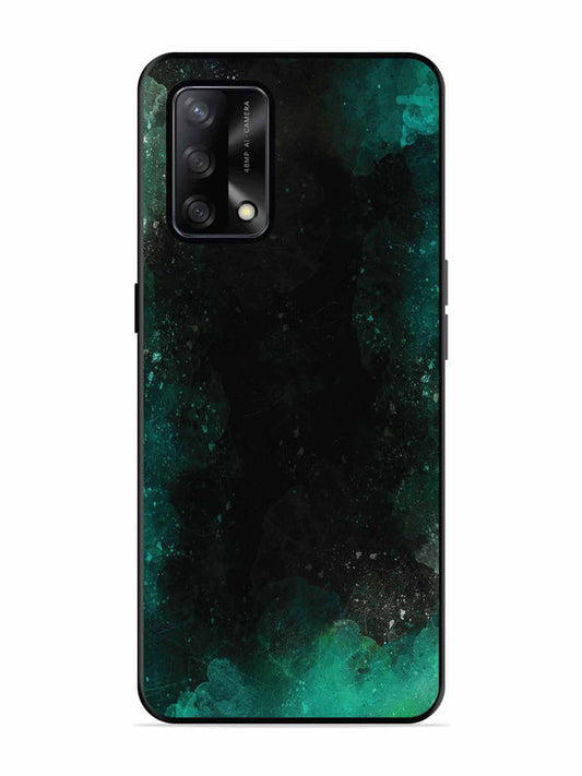 Oppo F19 Dark Black And Green Forest