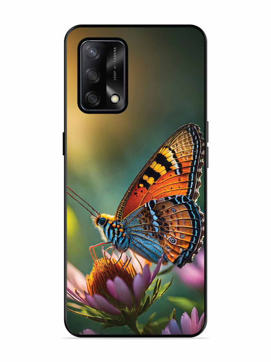 Oppo F19 Golden Hour Monarch Butterfly