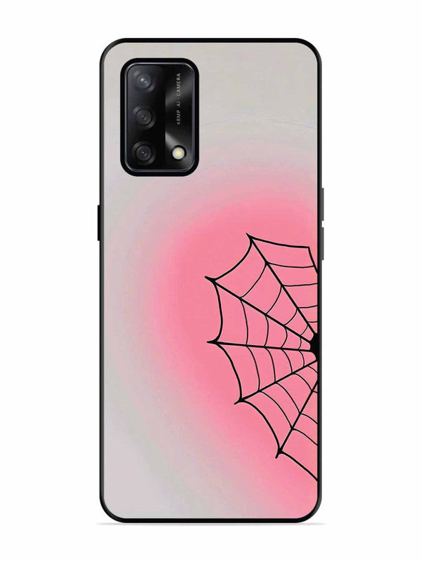 Oppo F19 Spider Web Heart for Girl