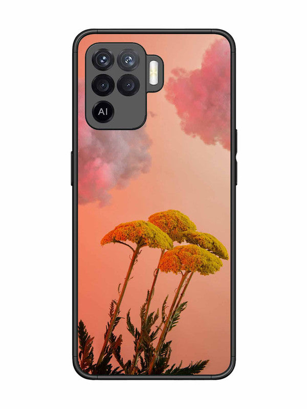 Oppo F19 Pro Floral Sunset Blossom Sky