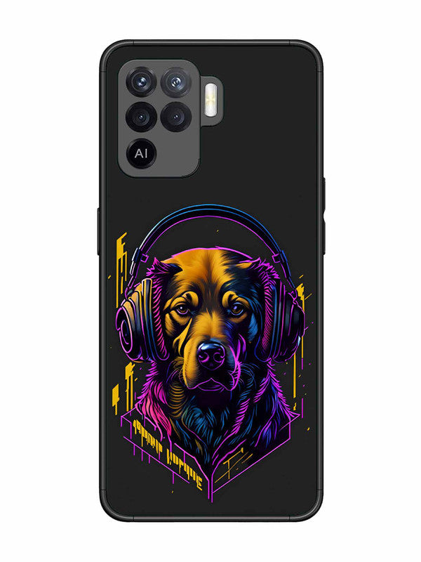 Oppo F19 Pro Music Lover Dog