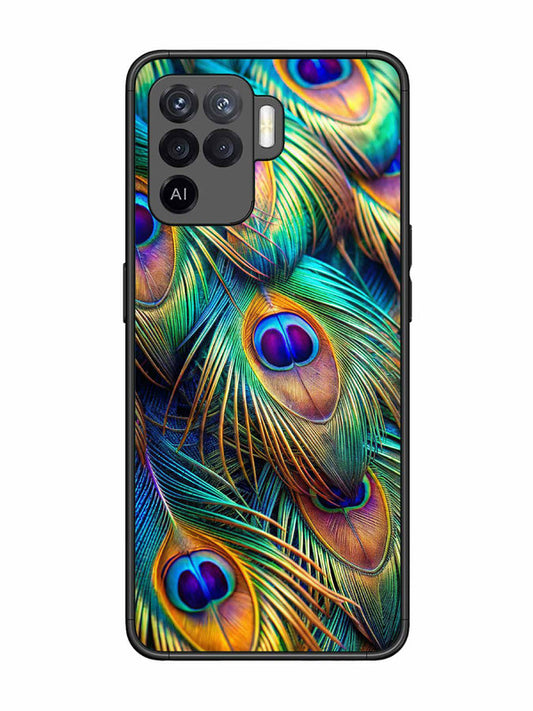 Oppo F19 Pro peacock feather