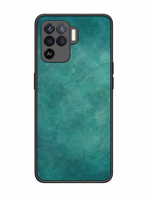 Oppo F19 Pro Jungle green with Scratches Marble