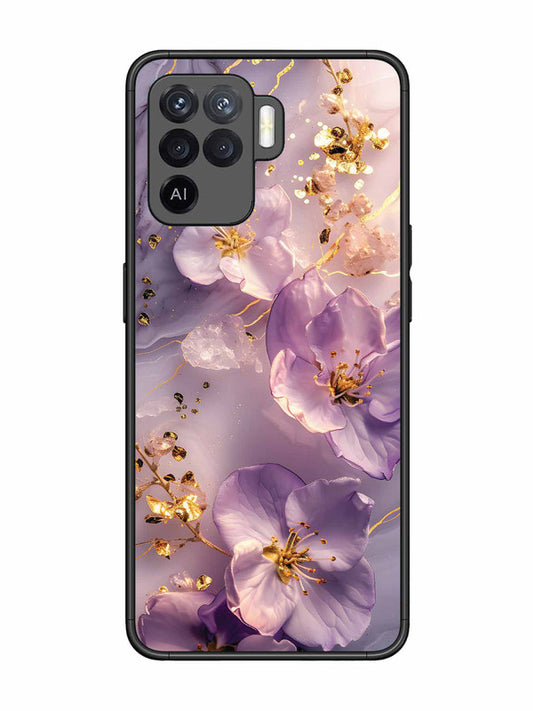 Oppo F19 Pro Orchid with Golden Safron