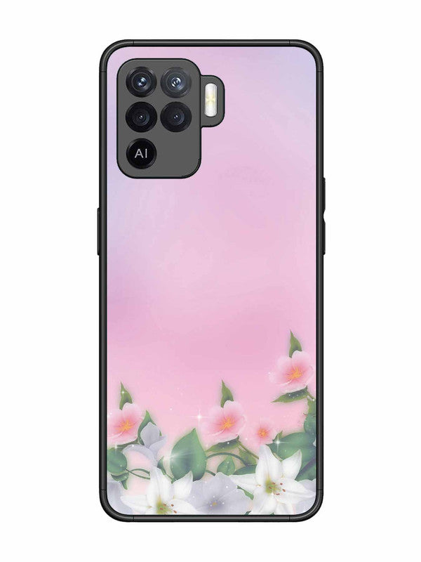 Oppo F19 Pro Pink Floral Elegance