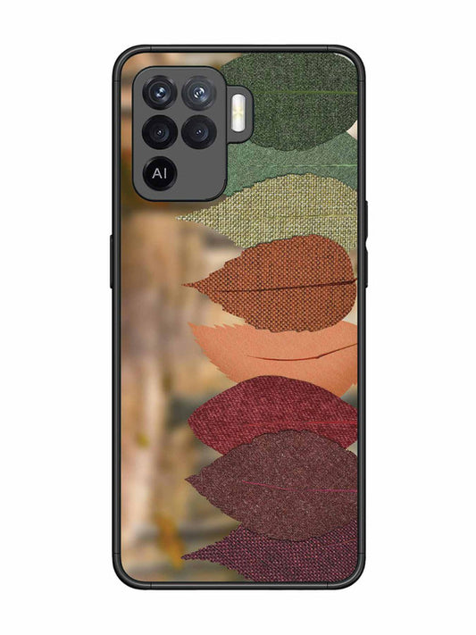 Oppo F19 Pro Fabric Leafs