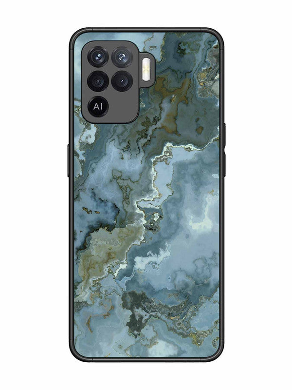 Oppo F19 Pro Celestial Blue Marble 2nd Pattern
