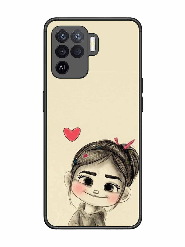 Oppo F19 Pro Cute Girl Looking at You