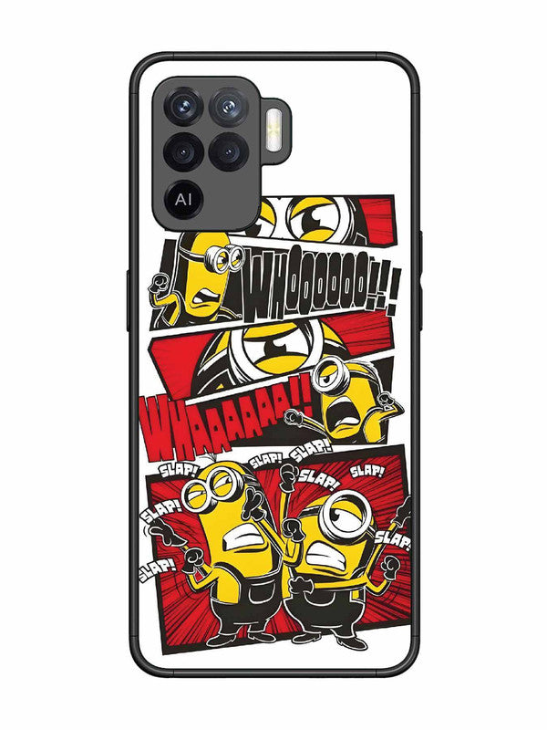 Oppo F19 Pro Minions Comic Panel Action