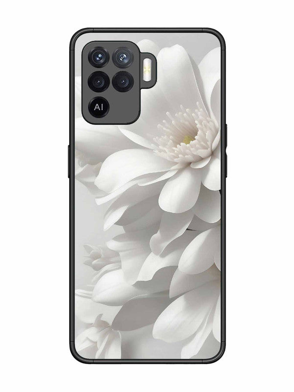 Oppo F19 Pro Soft Focus Purity white Flower