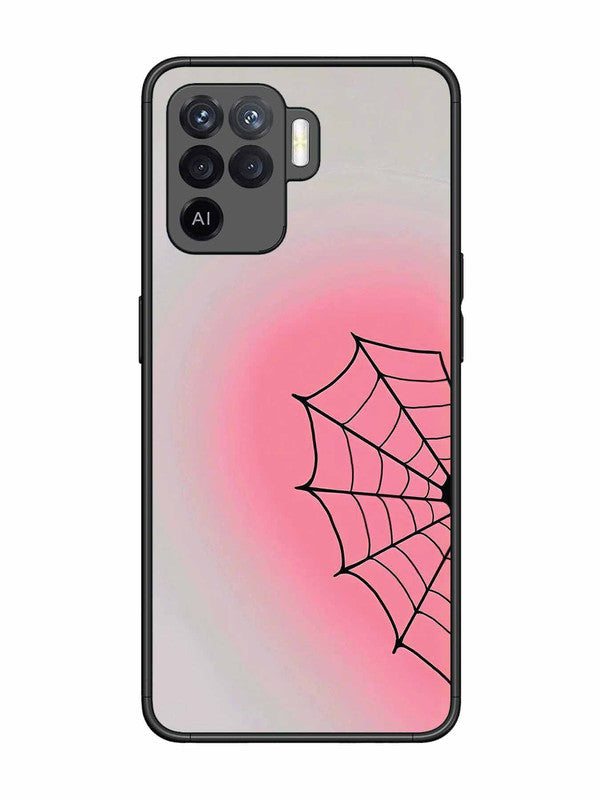 Oppo F19 Pro Spider Web Heart for Girl