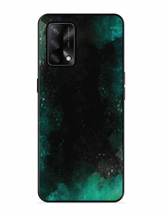 Oppo F19S Dark Black And Green Forest
