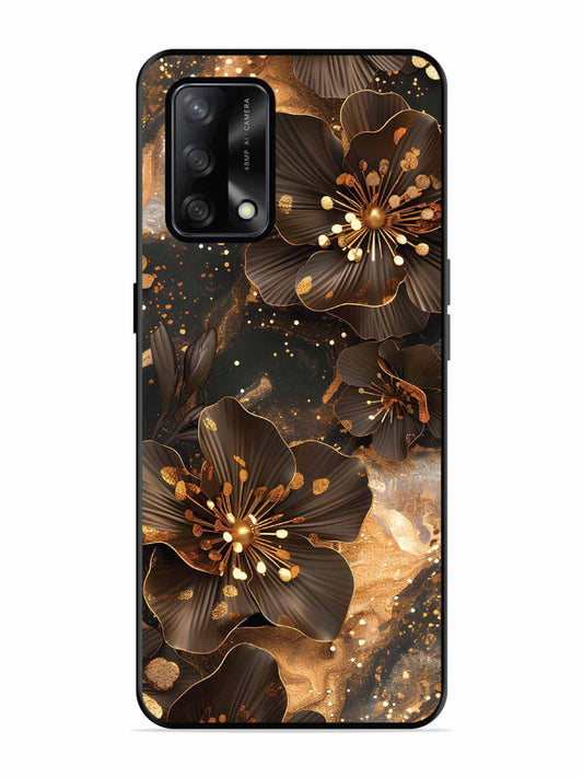 Oppo F19S Golden Flowars