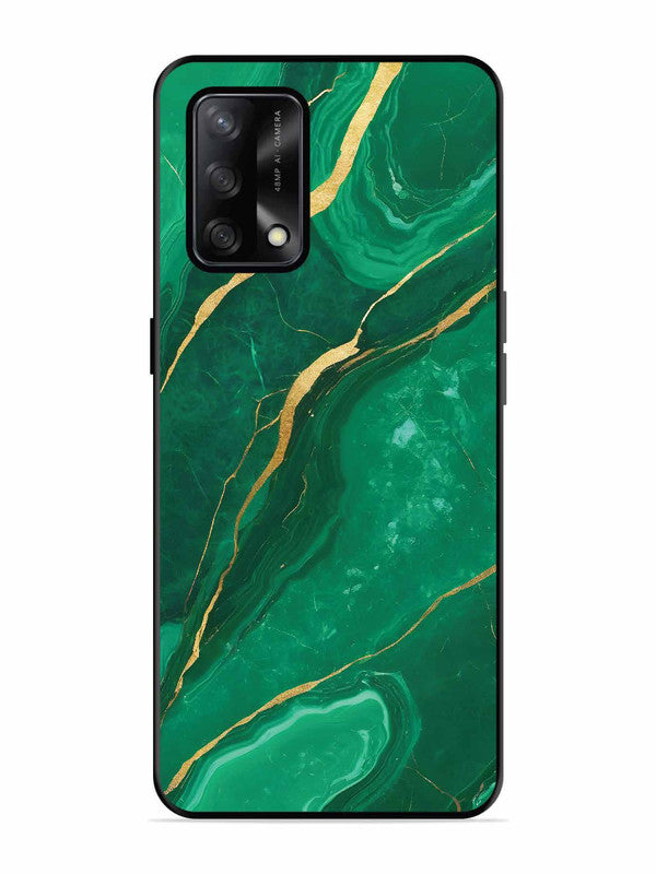Oppo F19S Citrus Green Marble