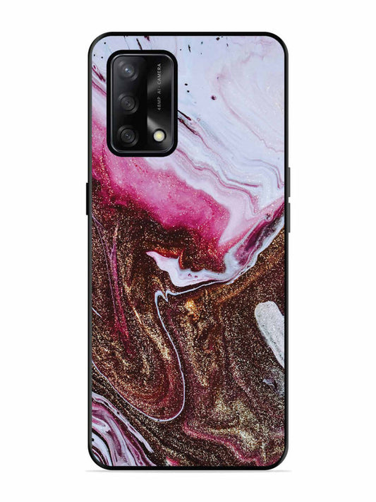 Oppo F19S Elegant Rose & Gold Marble