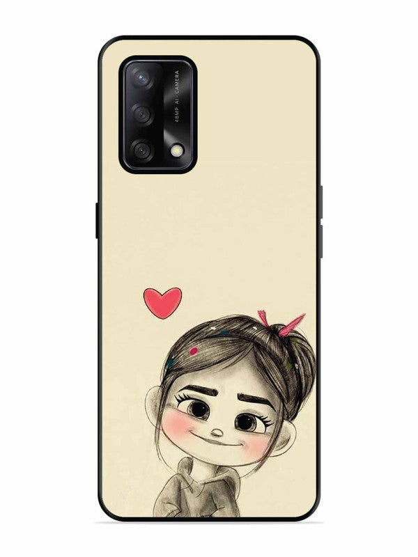 Oppo F19S Cute Girl Looking at You