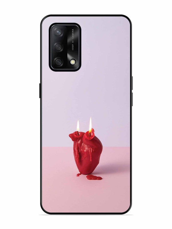 Oppo F19S A Lighted Heart Candle