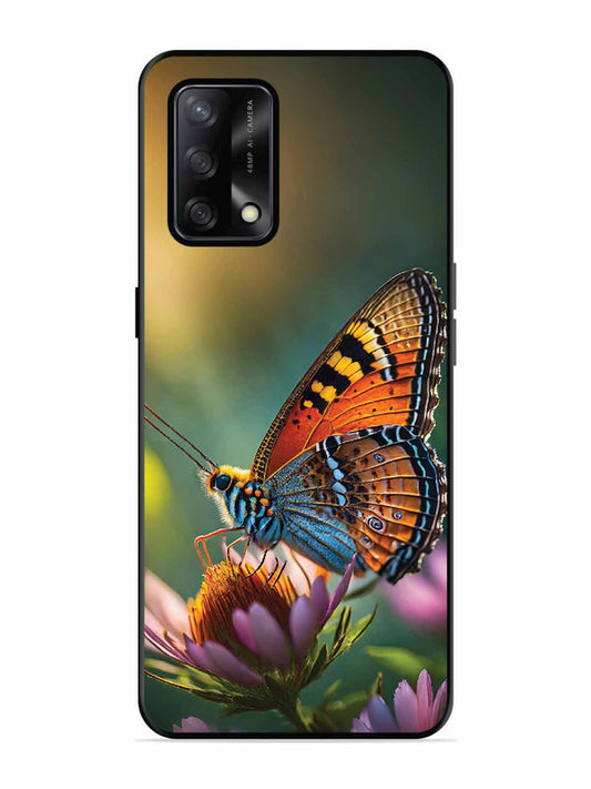 Oppo F19S Golden Hour Monarch Butterfly