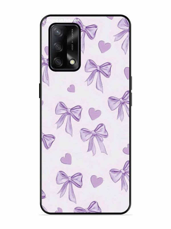 Oppo F19S Bow Tie, Purple Hair Band