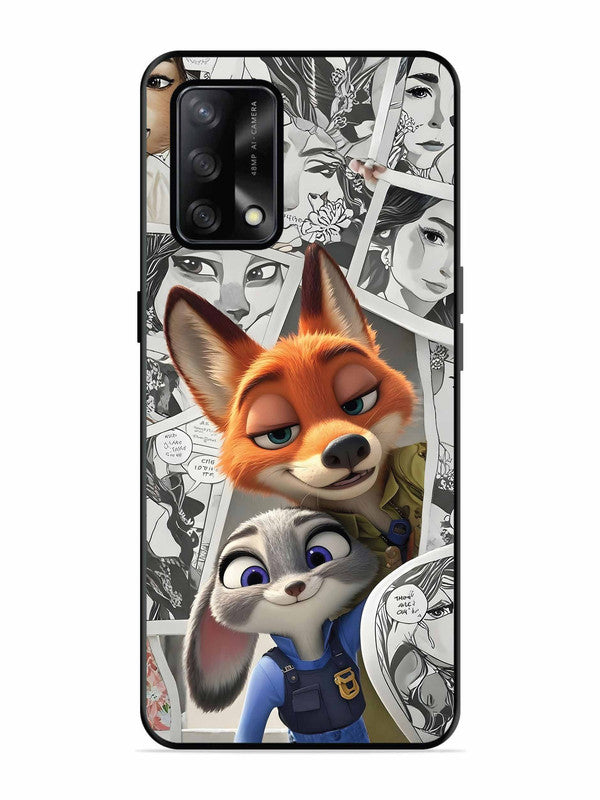 Oppo F19S Cute Nick wilde and judy hopps